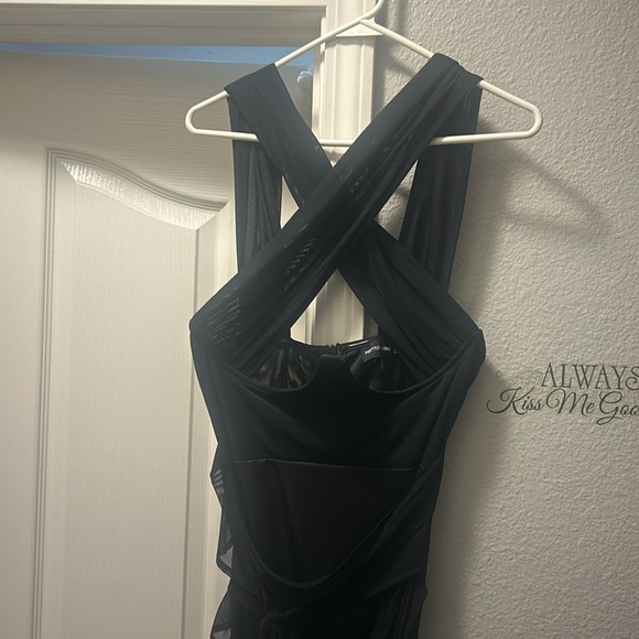 Black mesh dress - Picture 3 of 4